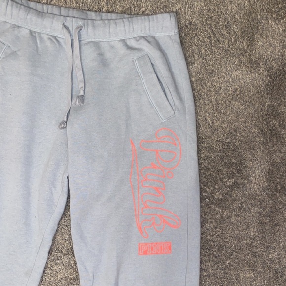 Pink light gray sweatpants - Picture 2 of 2